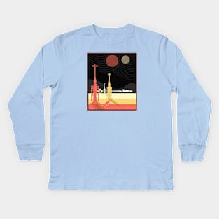 Tatooine at Midnight Kids Long Sleeve T-Shirt